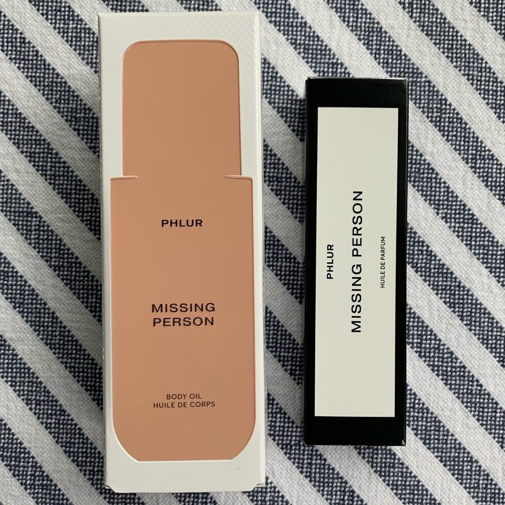 Phlur Missing Person Body Oil + Perfume Oil — New + Unopened!